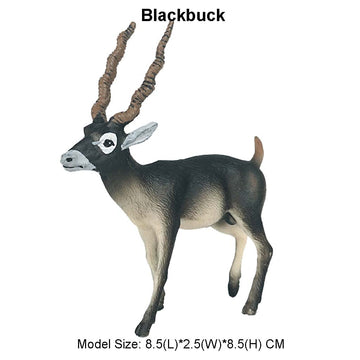 JOKFEICE Animal Figures Realistic Plastic Blackbuck Animal Action Model Science Project, Learning Educational Toys, Birthday Gift, Cake Topper