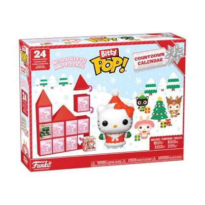 Funko Pop! Bitty Countdown Calendar: Hello Kitty - 24 Days of Surprises - Collectible Vinyl Mini Figures - Mystery Box - Gift Idea - Holiday Present