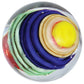 Big Game Toys~Set of 3 CURLICUS 16mm Handmade Art Glass Marbles Clear/Blue/Black/Pink/Yellow/Green