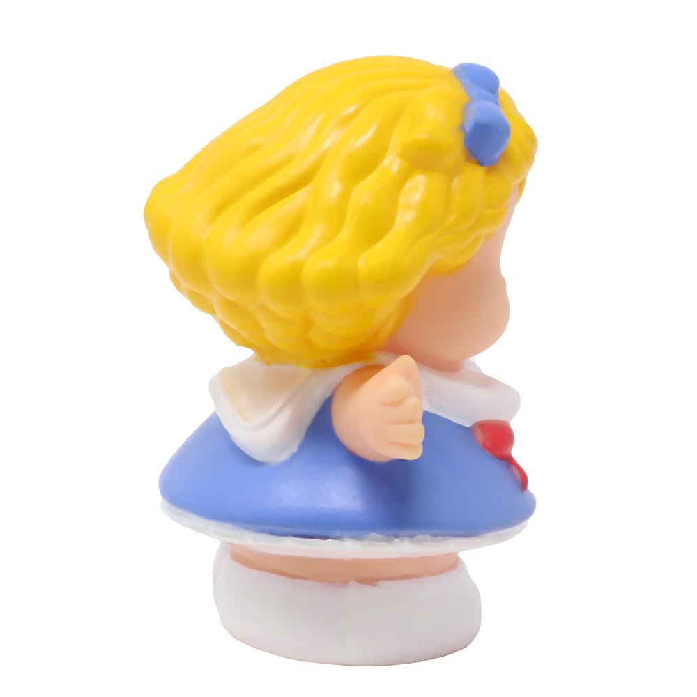 Fisher-Price Replacement Part Little People Collectible Birthday Party Dollhouse Playset B8317 - Replacement Blonde Sarah Lynn Figure Holding Red