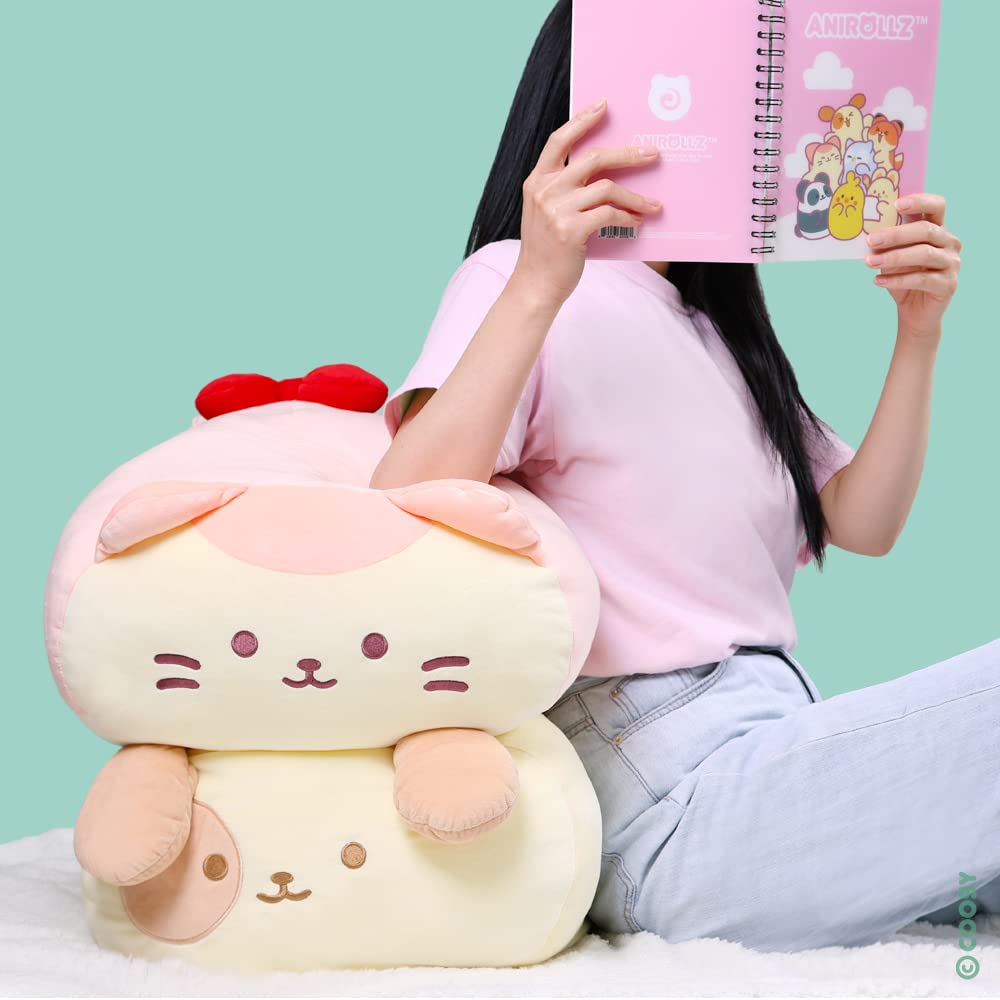 Anirollz Stuffed Animal Plush Toy - 20" Jumbo Plush Doll | Soft, Squishy, Cute, Comfort, Safe | Birthday Gift Pillow with Cute Character Puppy Dog
