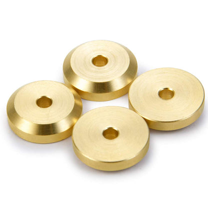 RCLions Brass Drive Stub +4mm,Front&Rear Axles Wheel Weights for 1:24 Axial SCX24 AXI90081 Deadbolt RC Crawler Car Upgrades Accessories