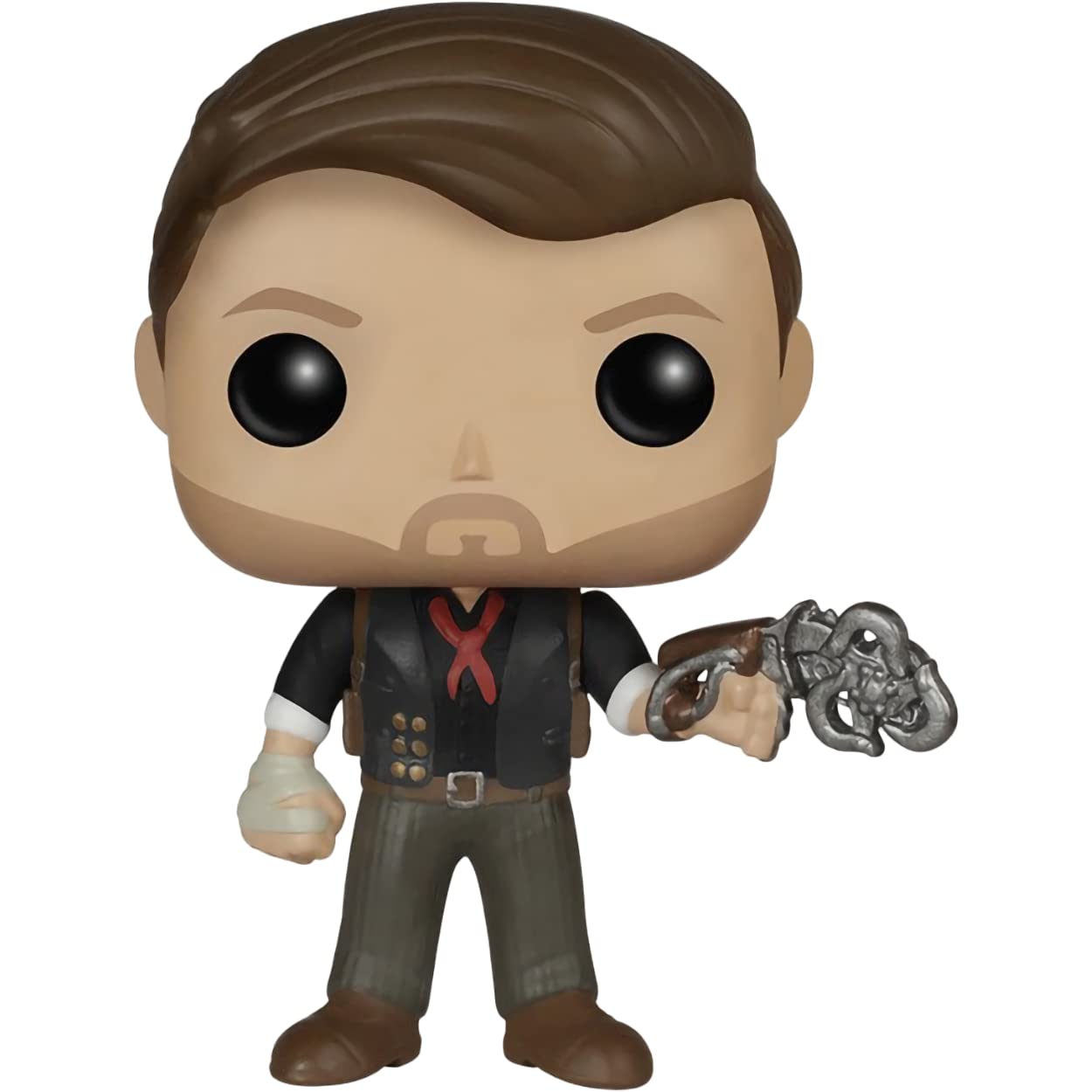 Funko Booker Dewitt [Skyhook]: P o p ! Games Vinyl Figurine Bundle with 1 Compatible 'ToysDiva' Graphic Protector (064-06167 - B)