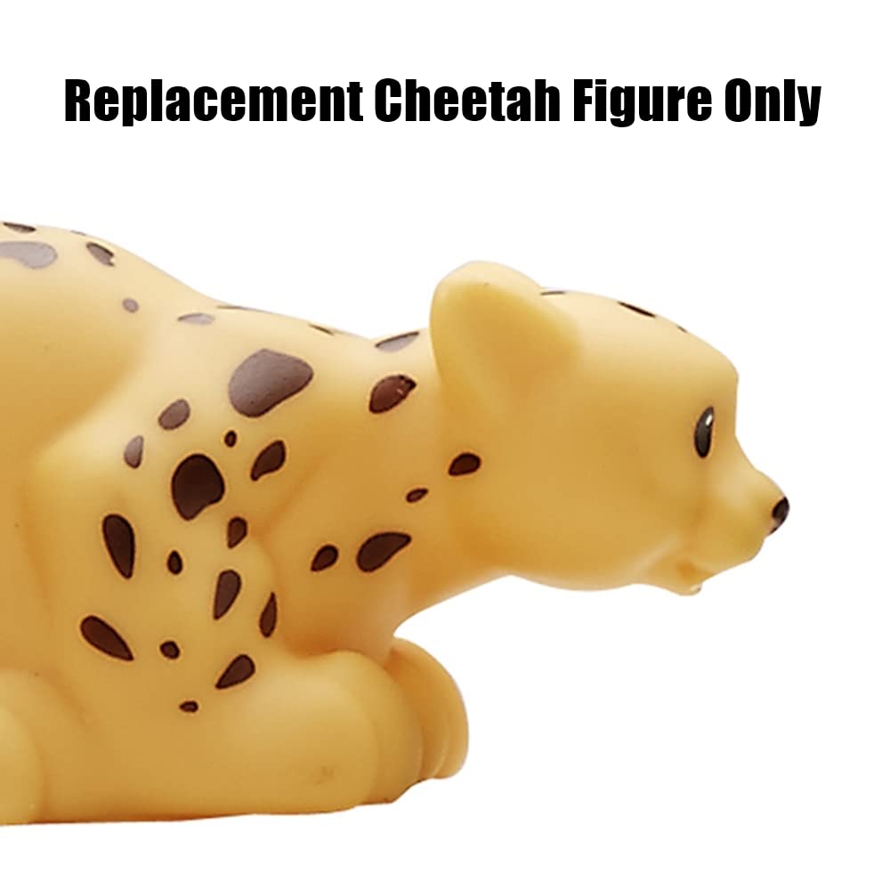 Fisher-Price Replacement Part Little People Zoo Animal Playset DKN66 - Replacement Orange and Brown Spotted Cheetah Figure
