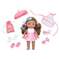 Madame Alexander 8" It's All Me! Artist + Cheerleader Doll, Dark Skin Tone/Brown Eyes/Brunette Hair