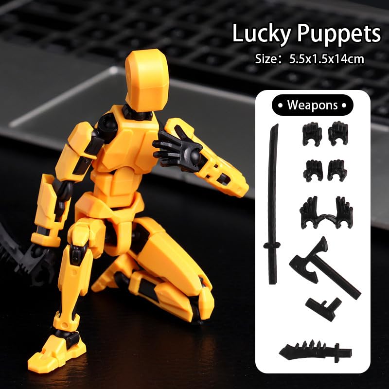 2026 New Assembly Completed-Titan 13 Action Figure,Dummy Robot 13 Action Figures Set,3D Printed Multi-Jointed Action Figures,Nova 13 Action Figure
