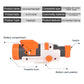 Plastic Tactical Flashlight for Nerf Modify Toy Nerf Gun Modulus Regulator Toy Gun, Modified Part Tactical Flashlight, Blue Light
