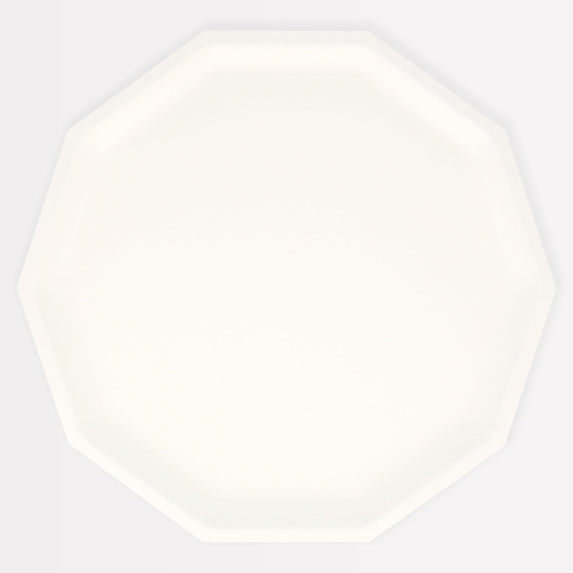 Meri Meri Decagon Compostable Party Plates, Pack of 8 Plates for Parties and Occasions, Single Use, Compostable/Disposable