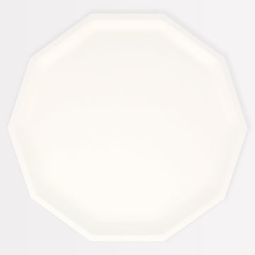Meri Meri Decagon Compostable Party Plates, Pack of 8 Plates for Parties and Occasions, Single Use, Compostable/Disposable
