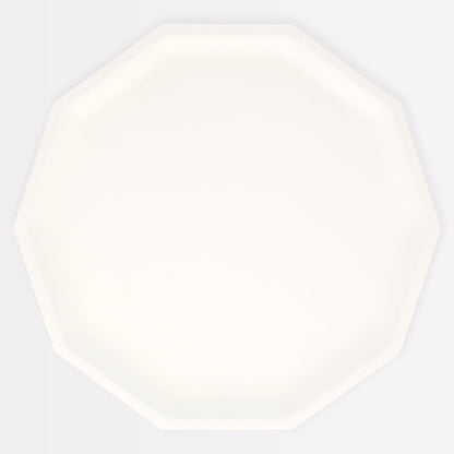 Meri Meri Decagon Compostable Party Plates, Pack of 8 Plates for Parties and Occasions, Single Use, Compostable/Disposable