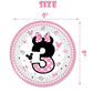 80 Pcs Pink 3rd Birthday Party Tableware Pink Wild Three Paper Plates Napkins Forks for Girls Three Years Old Birthday Party Supplies Decorations