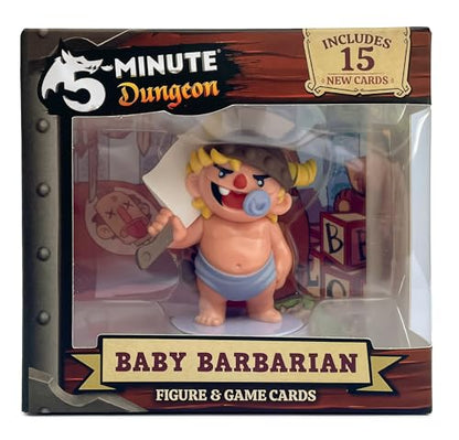 5-Minute Dungeon: Baby Barbarian Figurine and New Content Card Pack