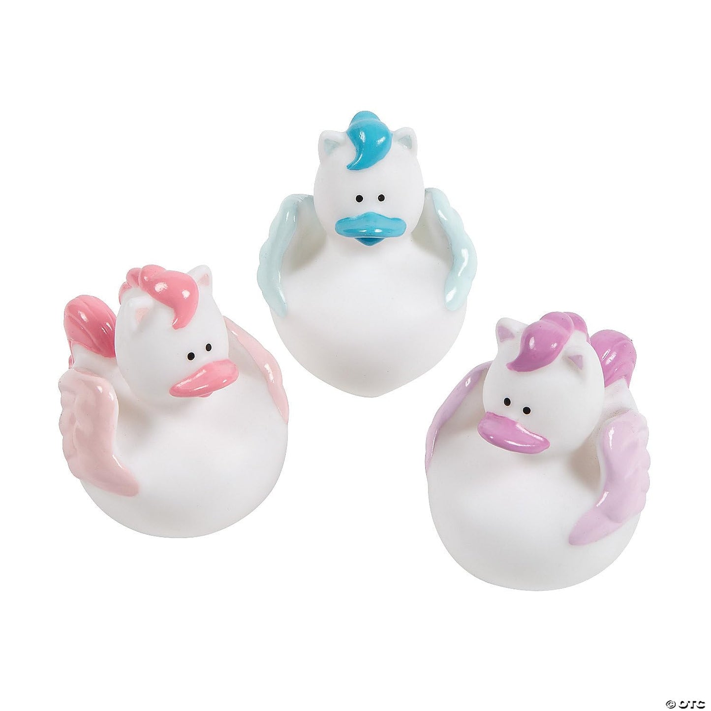 Fun Express - Pegasus Rubber Ducky - Toys - Character Toys - Rubber Duckies - 12 Pieces