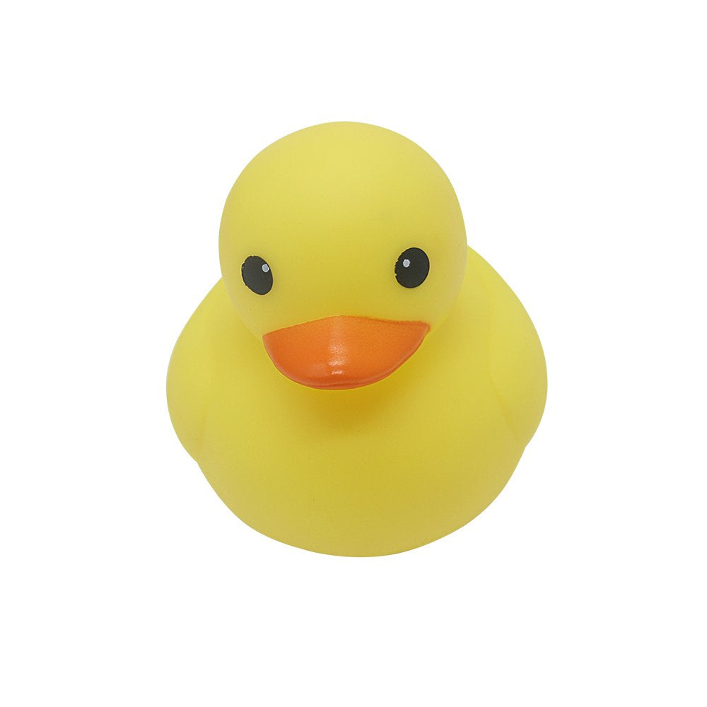 MYLIFEUNIT 4 inch Yellow Rubber Bath Ducks for Child