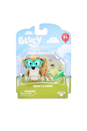 Bluey Story Starters - Choose from 8 Figures - Bluey, Bingo, Honey, Snickers, Indy, or Muffin - Ages 3+ (Honey & Book)