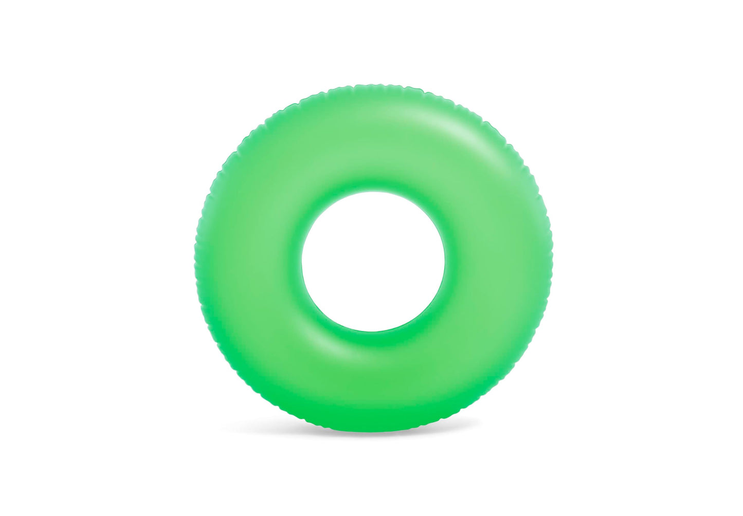 INTEX Inflatable Neon Frost Tube: 36" Diameter - 132lb Weight Capacity - One Tube - Color May Vary