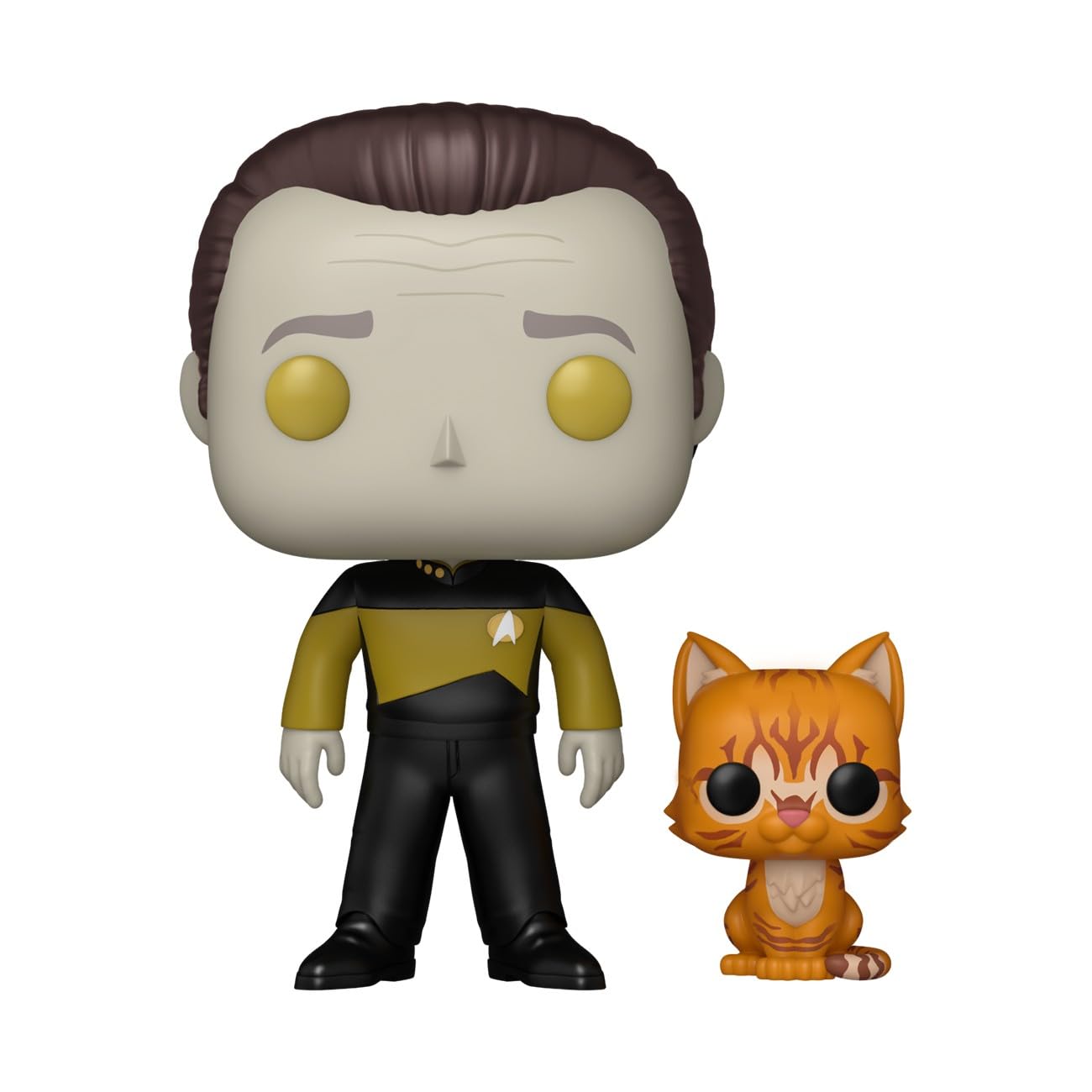 Funko Pop!&Buddy: Star Trek The Next Generation - Data with Spot - Collectable Vinyl Figure - Gift Idea - Official Merchandise - Toys for Kids &