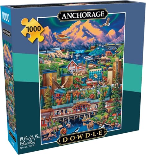 Buffalo Games - Eric Dowdle - Anchorage - 1000 Piece Jigsaw Puzzle for Adults -Challenging Puzzle Perfect for Game Nights - Finished Size is 26.75 x