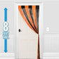 Amscan New Age Scare Halloween Party Orange & Black Door Curtain Decoration