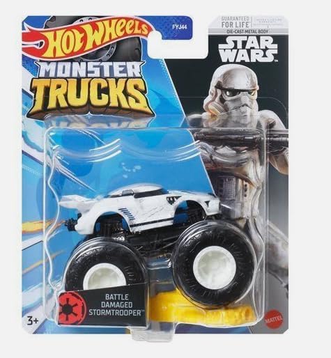 Hot Wheels Monster Trucks 1:64 Scale Battle Damaged Stormtrooper