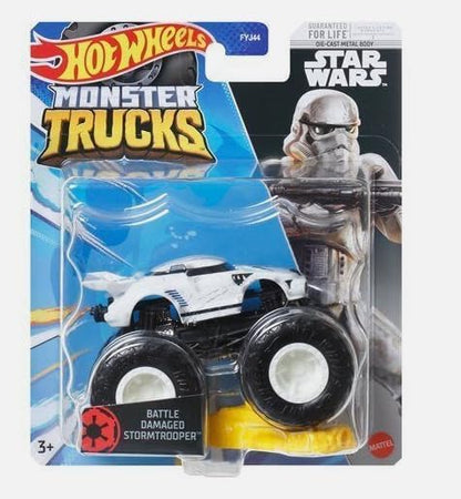 Hot Wheels Monster Trucks 1:64 Scale Battle Damaged Stormtrooper