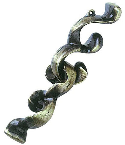 Bepuzzled Baroq Hanayama Cast Metal Brain Teaser Puzzle (Level 4) Puzzles For Kids & Adults Ages 12 & Up, Multi-colored, (30846)