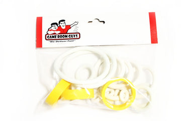 Game Room Guys Bally Eight Ball Deluxe Pinball White Rubber Ring Kit