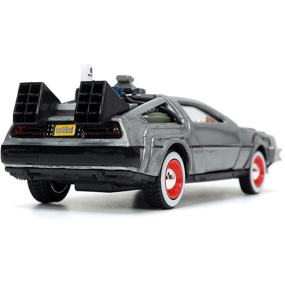 Jada Toys Back to The Future Part III 1:32 Time Machine Die-cast Car, Toys for Kids and Adults