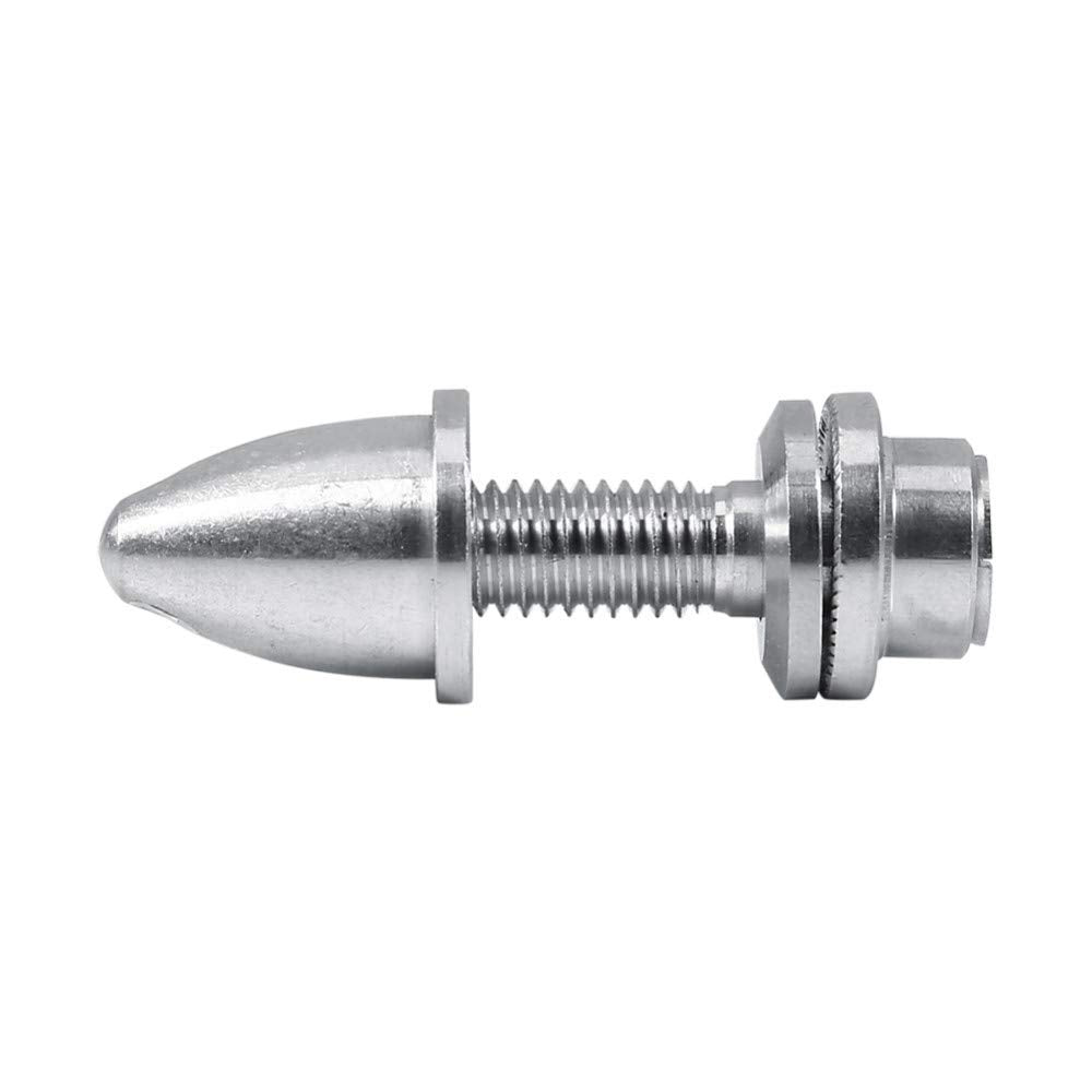 RuiLing 4pcs 3.0mm Aluminum Bullet Airplane Spinner for M5 RC Airplane Electric Aircraft DIY Parts