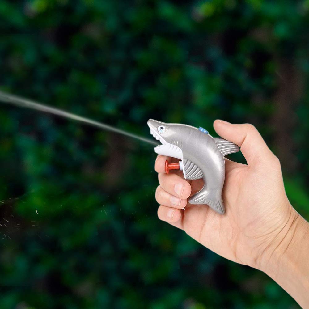 ArtCreativity Sea Animal Water Squirters, Pack of 12, Dolphin, Shark, and Whale Water Squirt Toy Guns for Swimming Pool, Beach, and Outdoor Summer