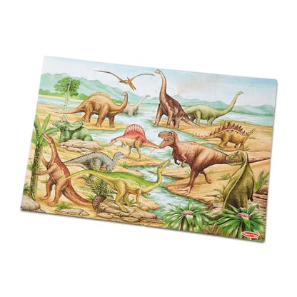 Floor Puzzle Dinosaurs Toys & Games Puzzles Lci421 Melissa & Doug