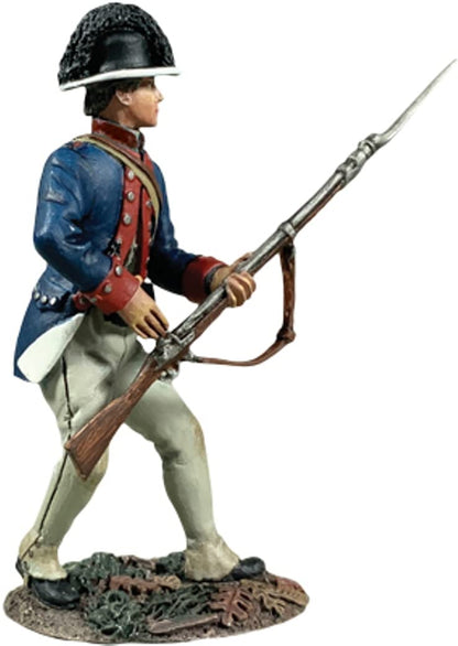 W. Britain American Revolution 16119 Wayne's Legion Infantryman advancing Loading 1794 1:30 Scale Metal