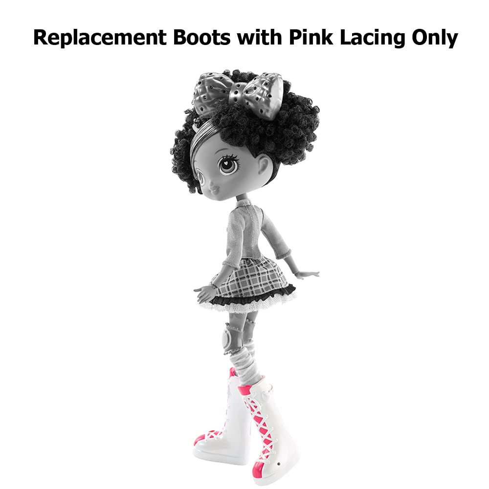 Replacement Parts for Kuu Kuu Harajuku Fashion Doll FFB22 - Replacement Boots with Pink Lacing