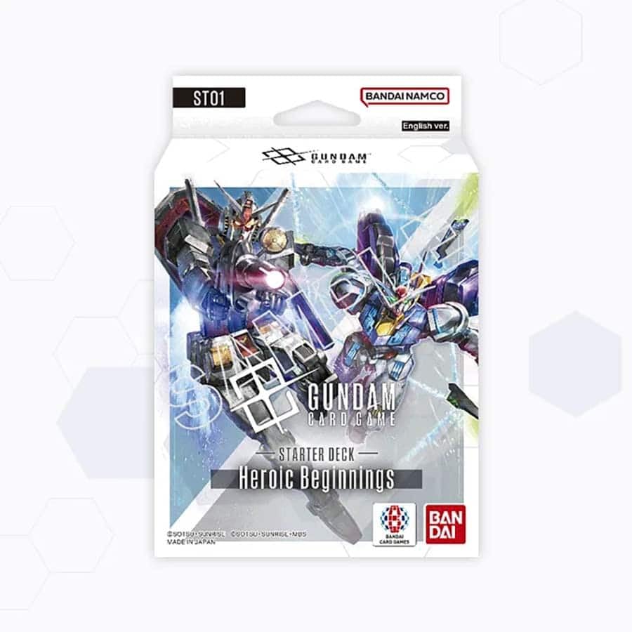 Gundam Card Game: Starter Deck 01 - Heroic Beginnings
