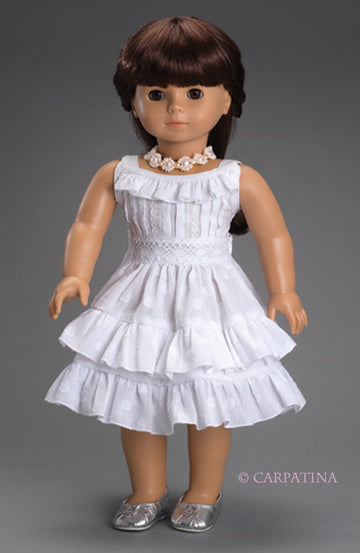 Fleur Blanc Dress - fits American Girl Dolls