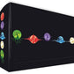 Elemental 5 Color - Magnetic Double Deck Box Plus dividers by MAX PRO - Standard Standard Gaming Size Size