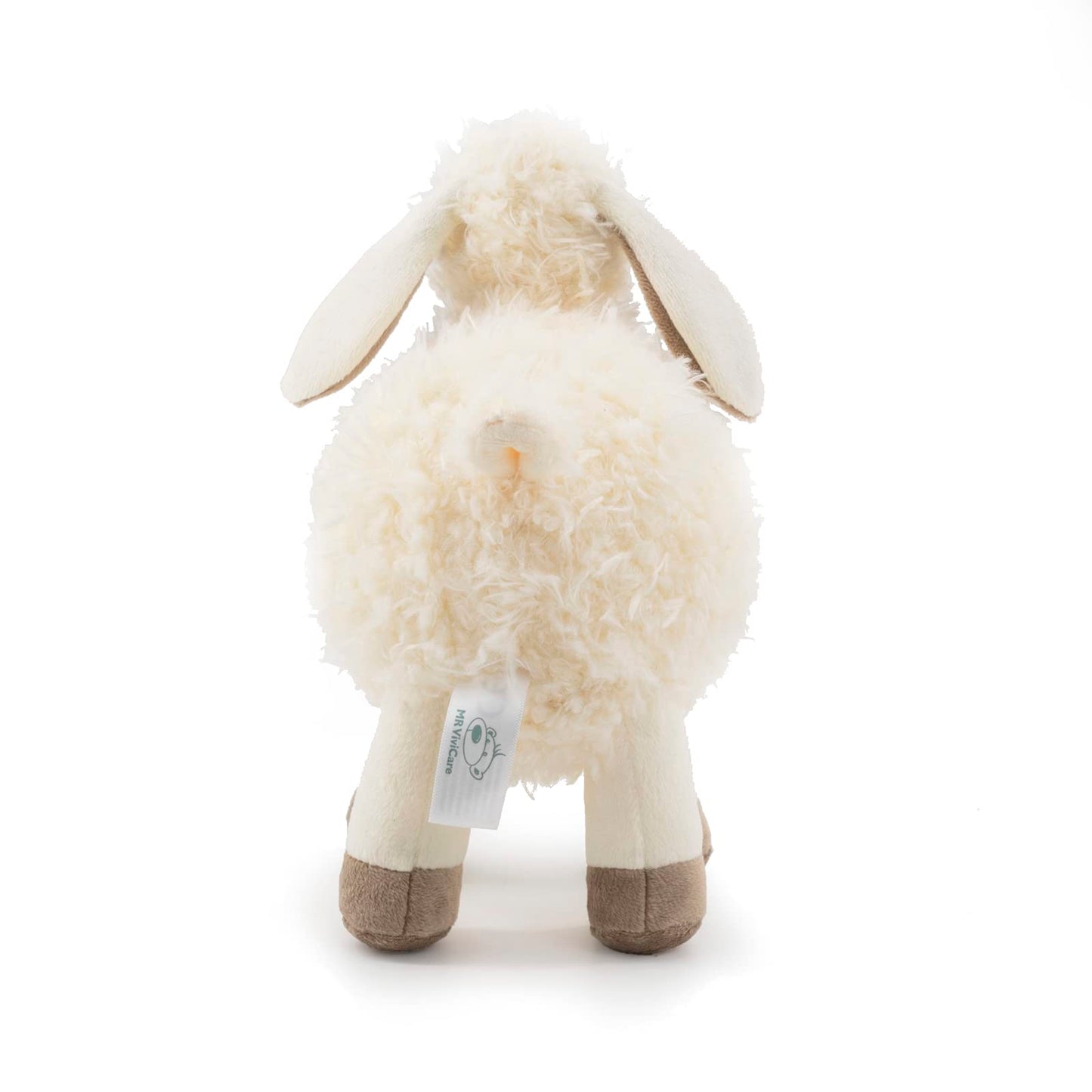 MR ViviCare 8.5" White/Cream Sheep Stuffed Animals for Boys and Girls,Soft and Adorable Lamb Plush Toys for Newborn Babies,Great Gifts on