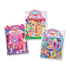 Melissa & Doug Puffy Sticker Activity Books Set of 3 - Princess, Mermaid & Fairy, with 207 Reusable Puffy Stickers and Fold-Out Scenes, Mess Free Play