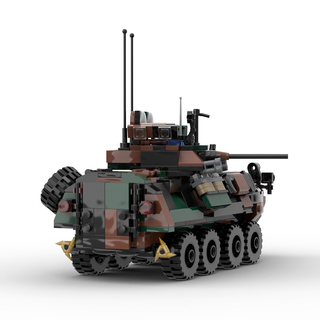 YounggDiy LAV-25 Infantry Fighting Vehicle Model Building Blocks Set, MOC-126469Army Construction Model Toy for Adult, Display and Collectible Toys