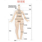 XiDonDon Big 1/8 Scale BJD Doll Body 16cm (6.3 inch) Height Action Figure Body Doll Model, White Skin Color,1/8 BJD Doll Accessories