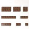 100 Pieces Classic Building Plate Assortment Pack, 8 Sizes Small Baseplates Multipacks, Compatible with Lego Parts and Pieces, Small Plate