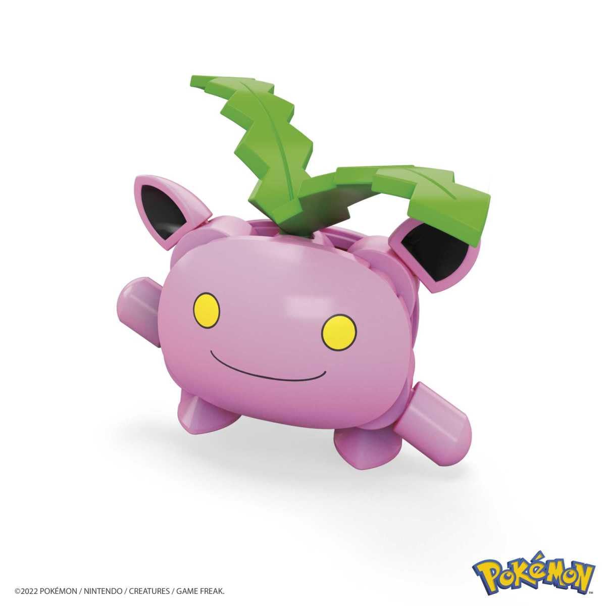 MEGA Pokemon Hoppip Building Set with 21 Compatible Bricks and Pieces and Poke Ball, Toy Gift Set for Ages 6 and up