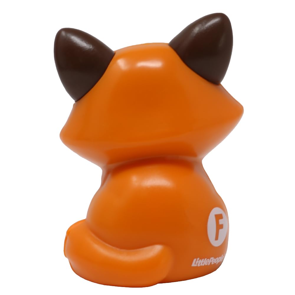 Fisher-Price Replacement Part for Collectible Little People Alphabet Fun Zoo Safari Farm Playset JGR92 - Replacement Letter F Orange and White Fox