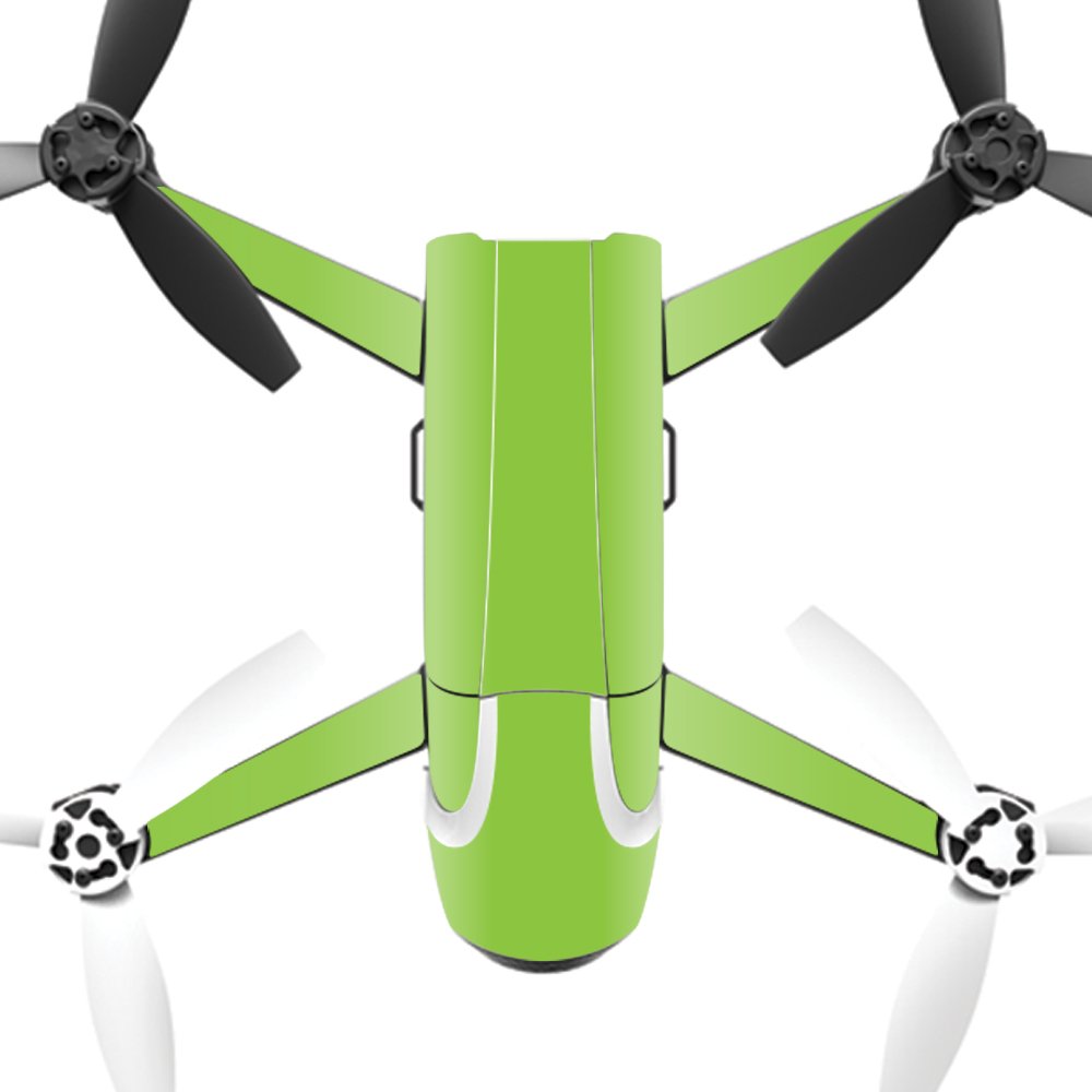 MightySkins Skin Compatible with Parrot Bebop 2 - Solid Lime Green | Protective, Durable, and Unique Vinyl Decal wrap Cover | Easy to Apply, Remove
