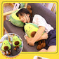23.6 inch Large Avocado Fruit Soft Plush Toy Furry Stuffed Toy Avocado Plush Doll Cute Toy Avocado Stuffed Pillow Kawaii Food Shaped Fruit Series