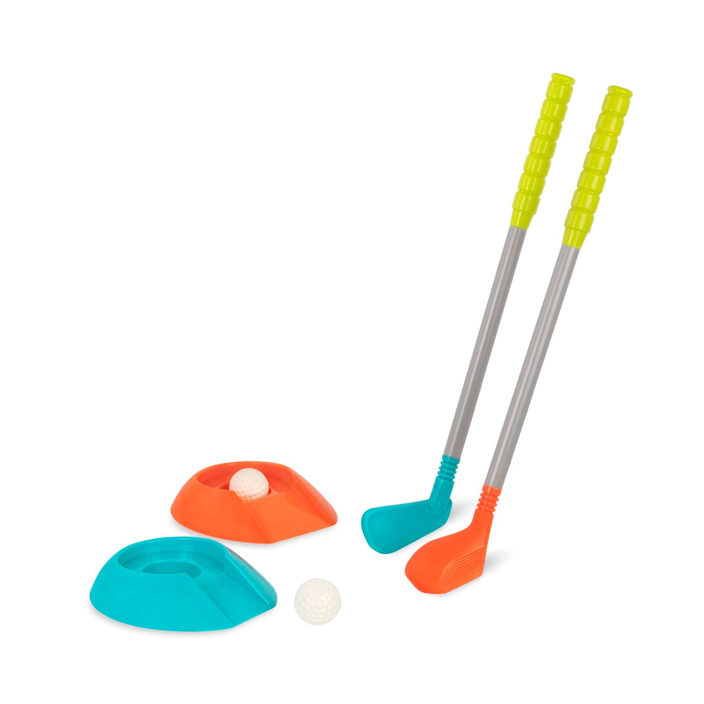 Battat Kids Golf Set, Let's Play Golf!, 2 Clubs 2 Balls 2 Cups, Summer