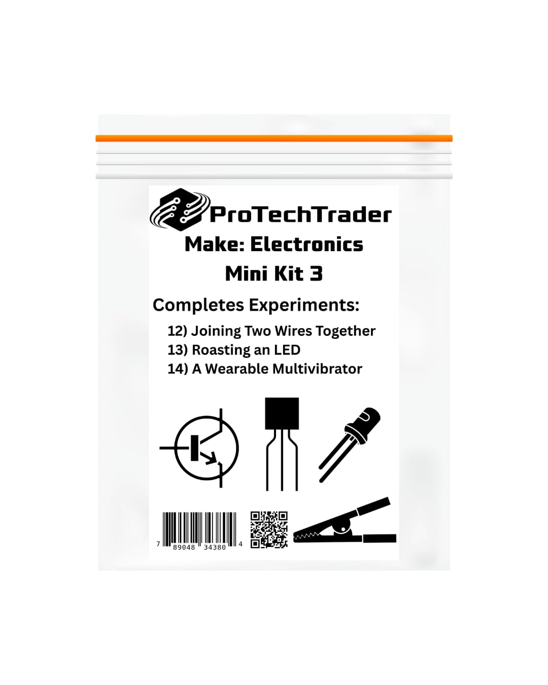 Make Electronics 3rd Edition Mini Kit 3 Component Pack Beginner Advanced