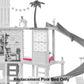 Replacement Part for Barbie Doll Dreamhouse Doll House Playset HMX10 - Replacement Pink Bed