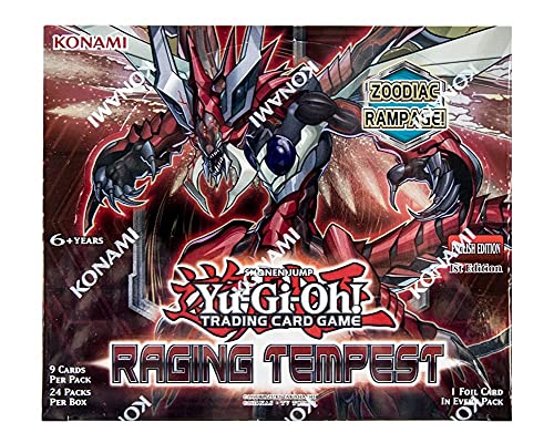 Konami Yu-Gi-Oh Raging Tempest Booster Box