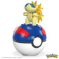 MEGA Pokemon Cyndaquil Building Set with 28 Compatible Bricks and Pieces and Poke Ball, Toy Gift Set for Ages 6 and up